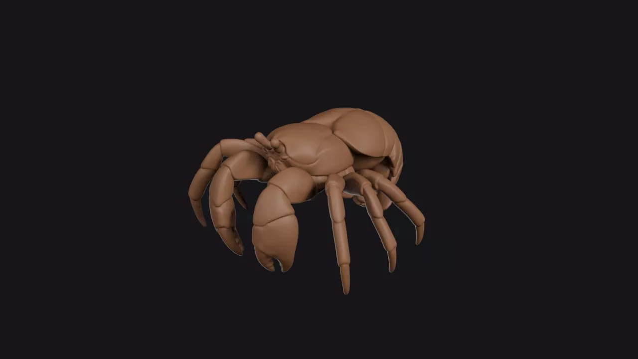 Coconut Crab 3D print model