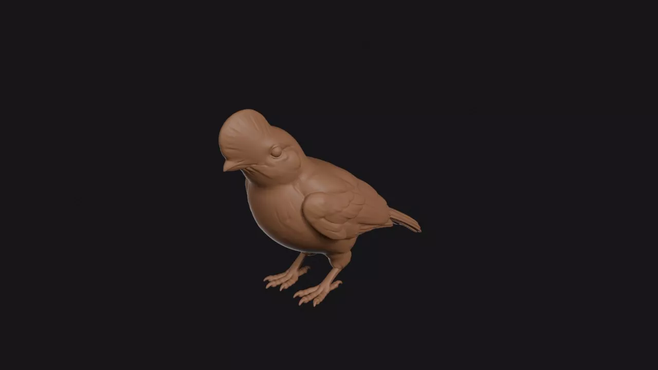 Cock-of-the-rock 3D print model