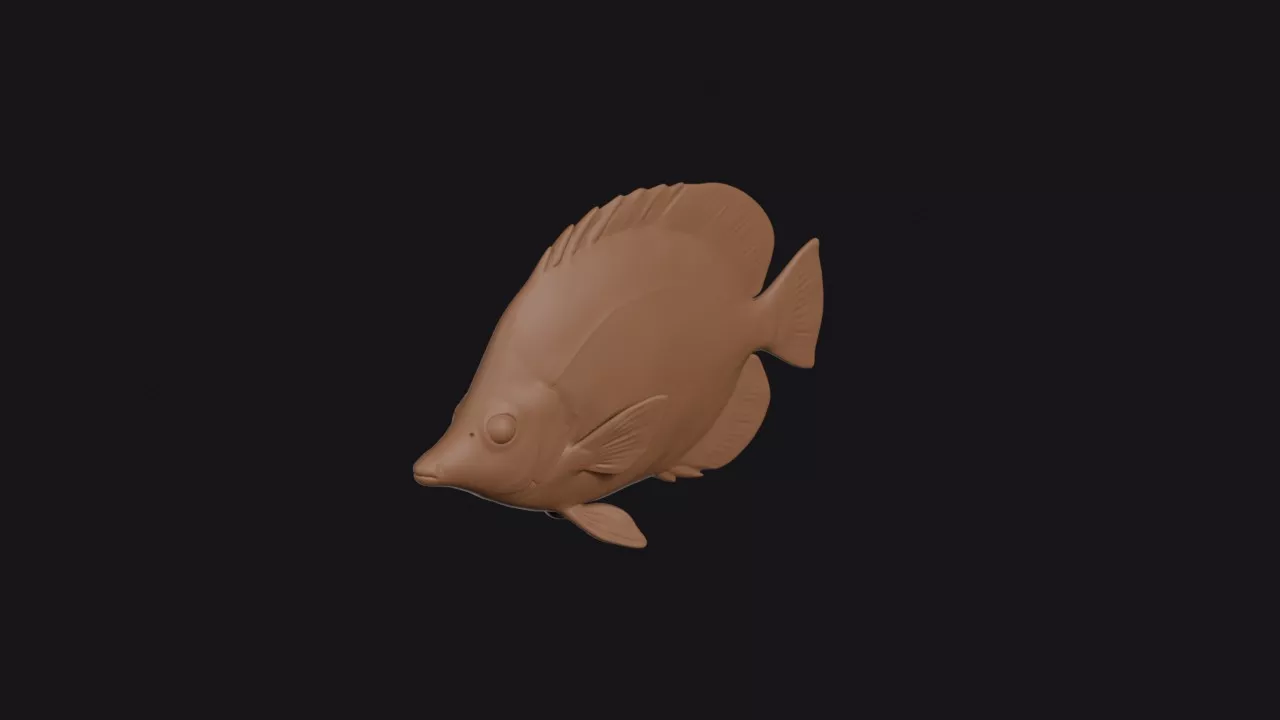 Butterflyfish 3D print model