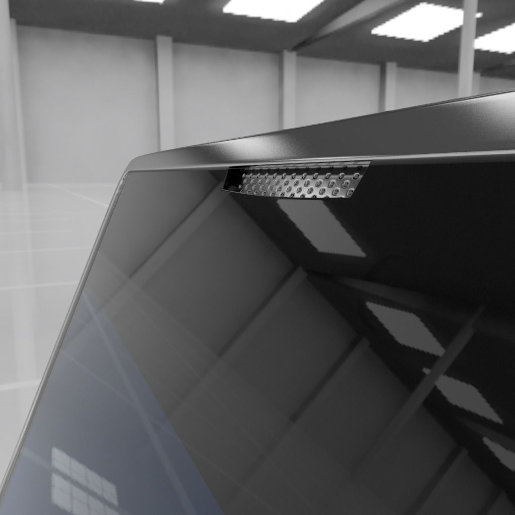 Cellphone smartphone on table 3D model_2