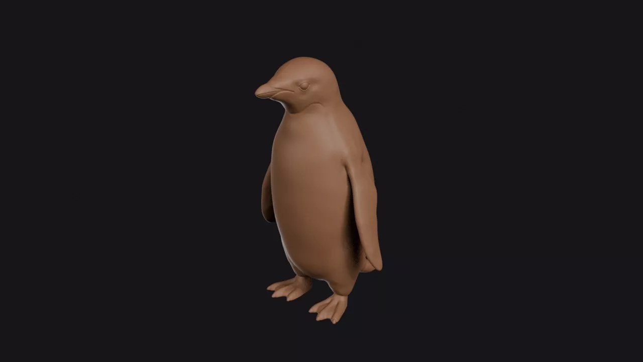 Adelie Penguin 3D print model