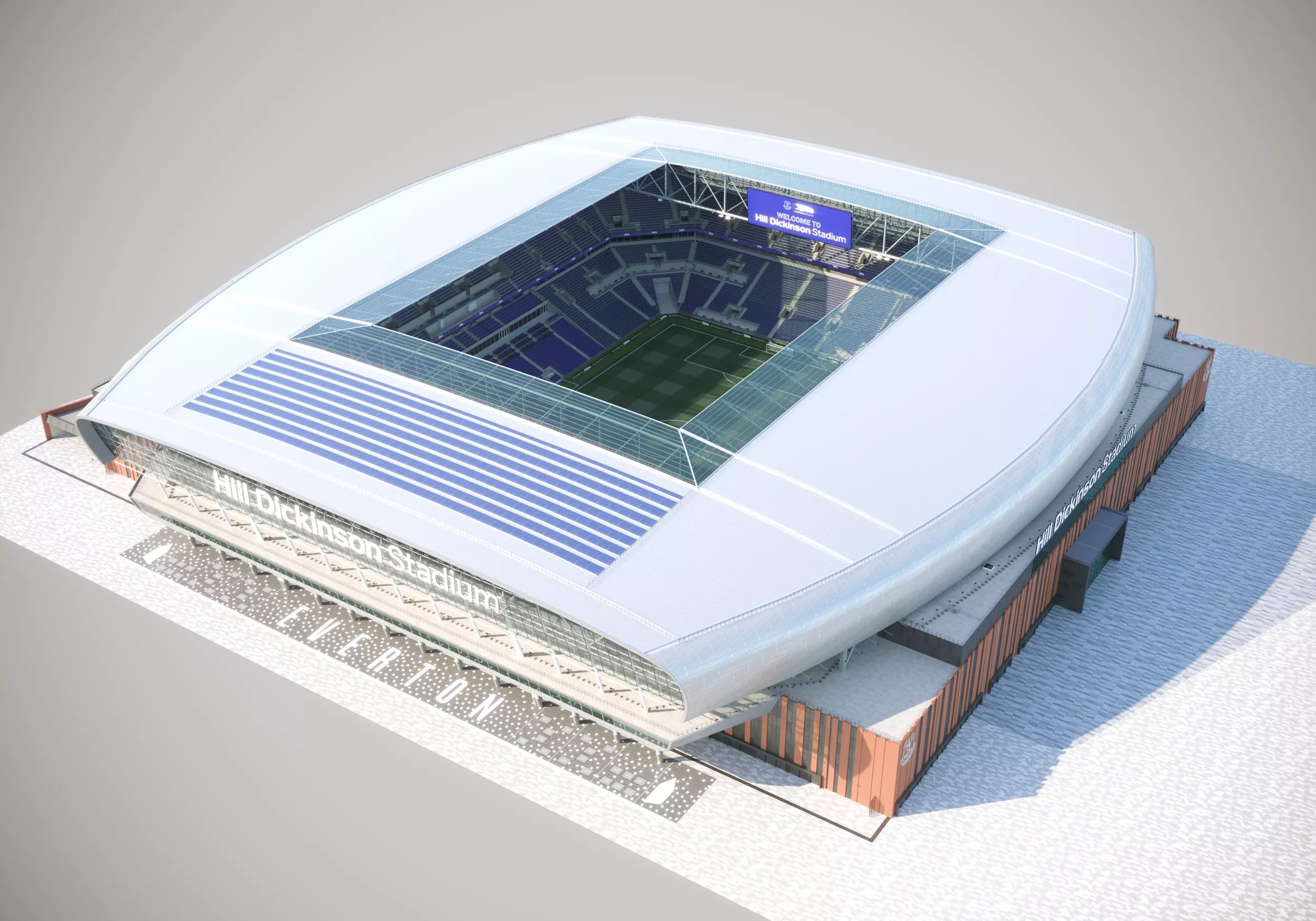 Hill Dickinson New Everton stadium 3D model