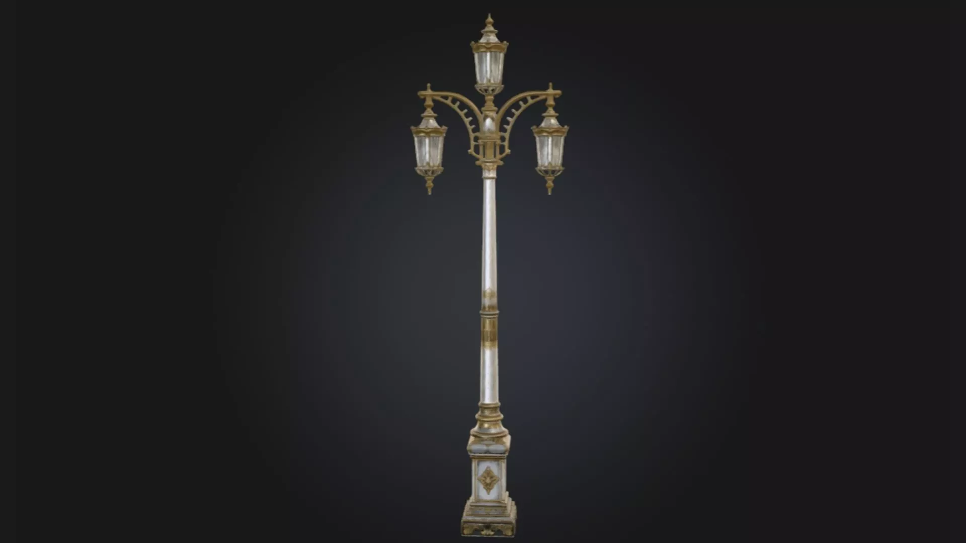 Atrium Lampposts 3D Model 3D model
