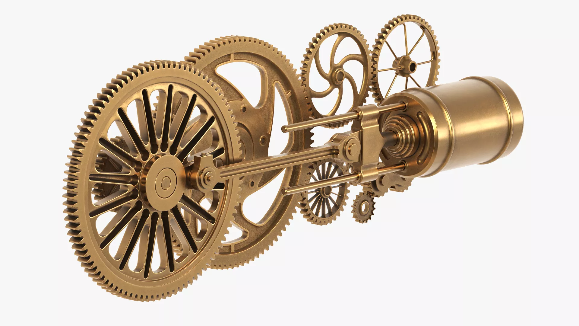 Steampunk Mechanism 3D model