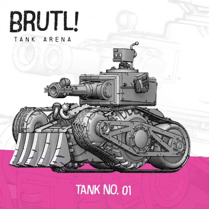 Sci-Fi Battle Tank 3D print model