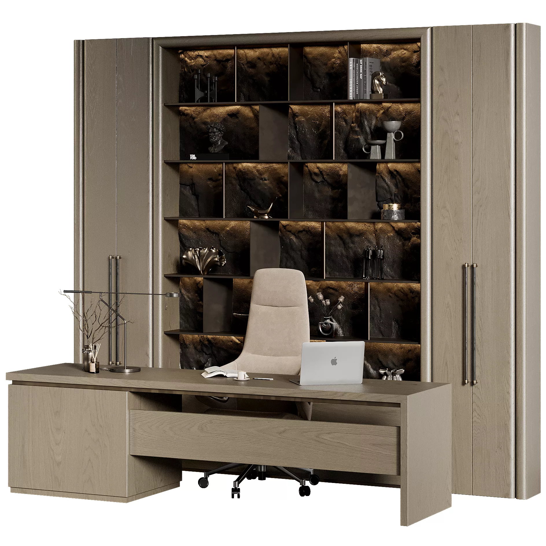Boss Desk - Office Furniture 62 3D model