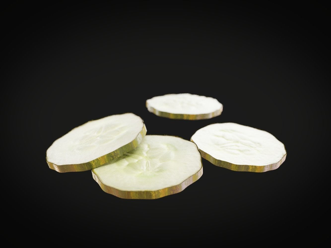 Burger hamburger 3D model 6