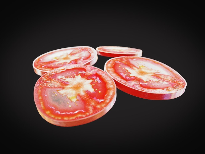Burger hamburger 3D model 7