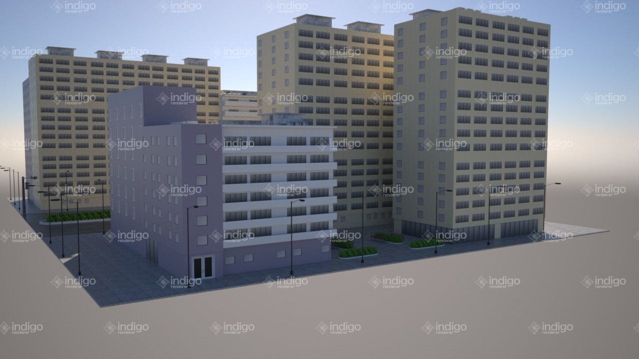 Building Blocks - Modular Kit Low-poly 3D model_5