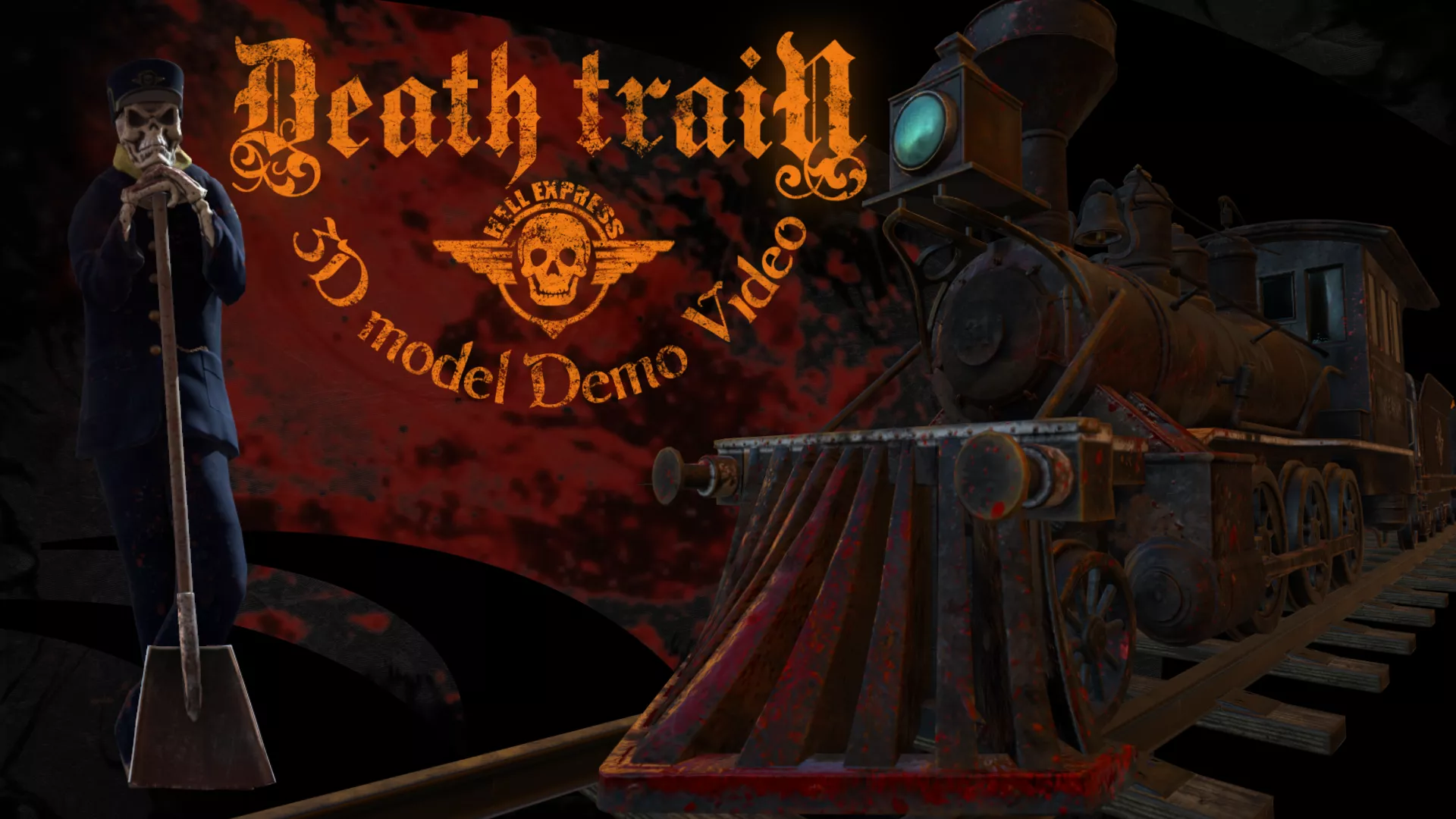 Death Train Low-poly 3D model