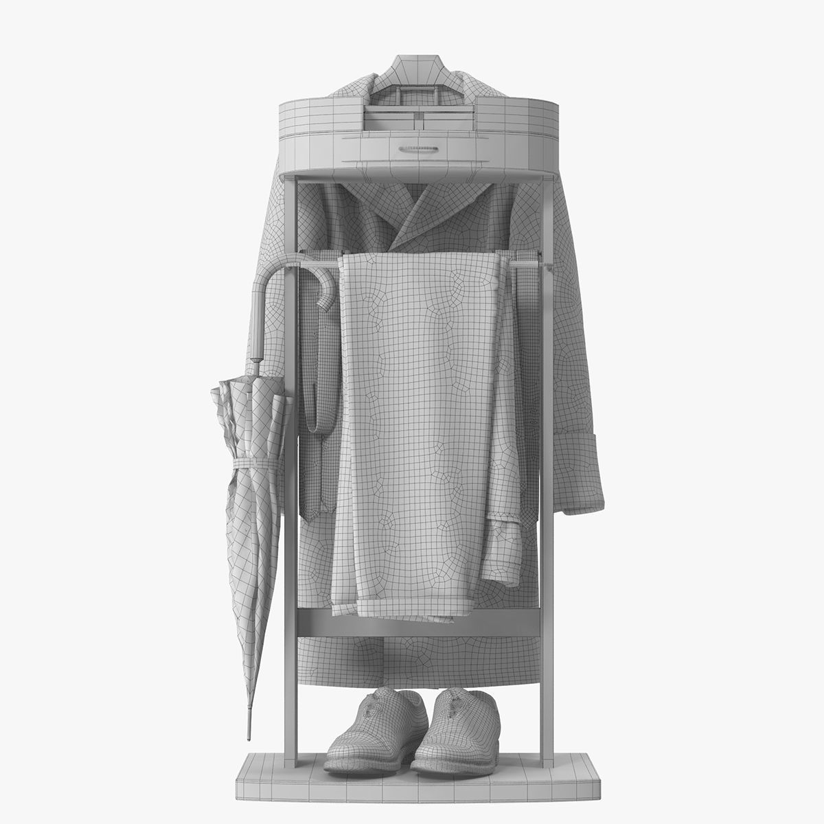 Proman Crescent Moon Valet 3D model_20
