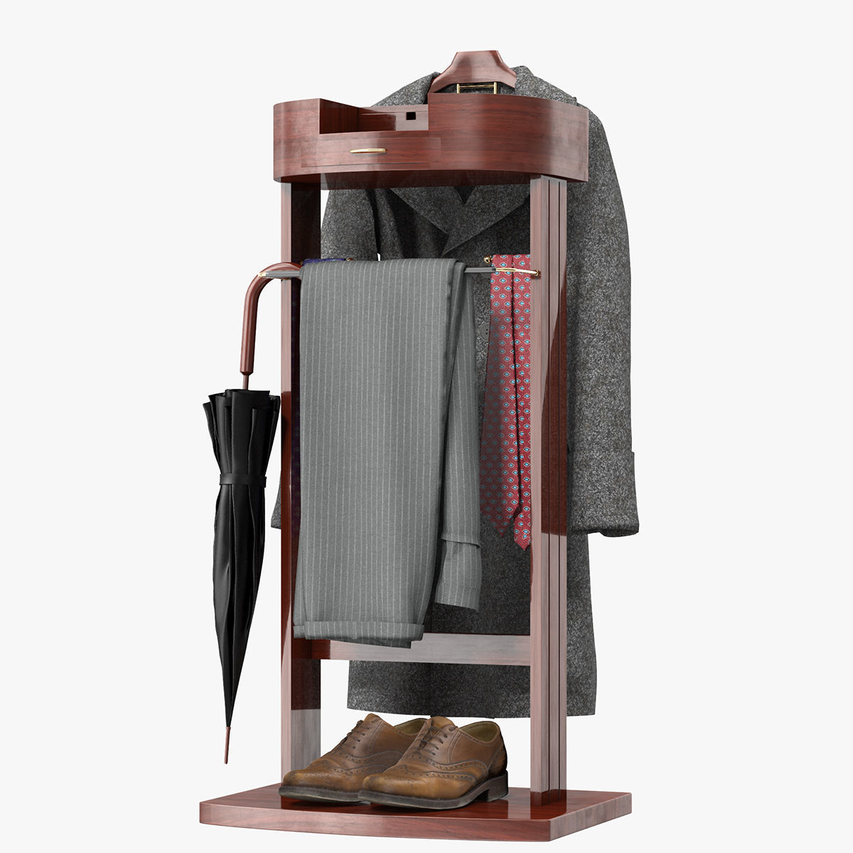 Proman Crescent Moon Valet 3D model_2