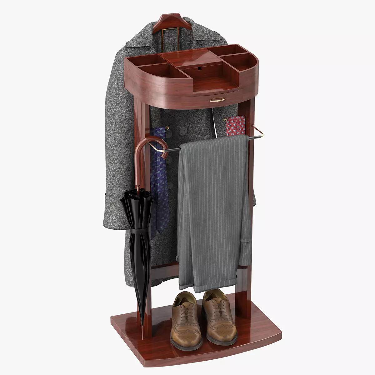Proman Crescent Moon Valet 3D model_0