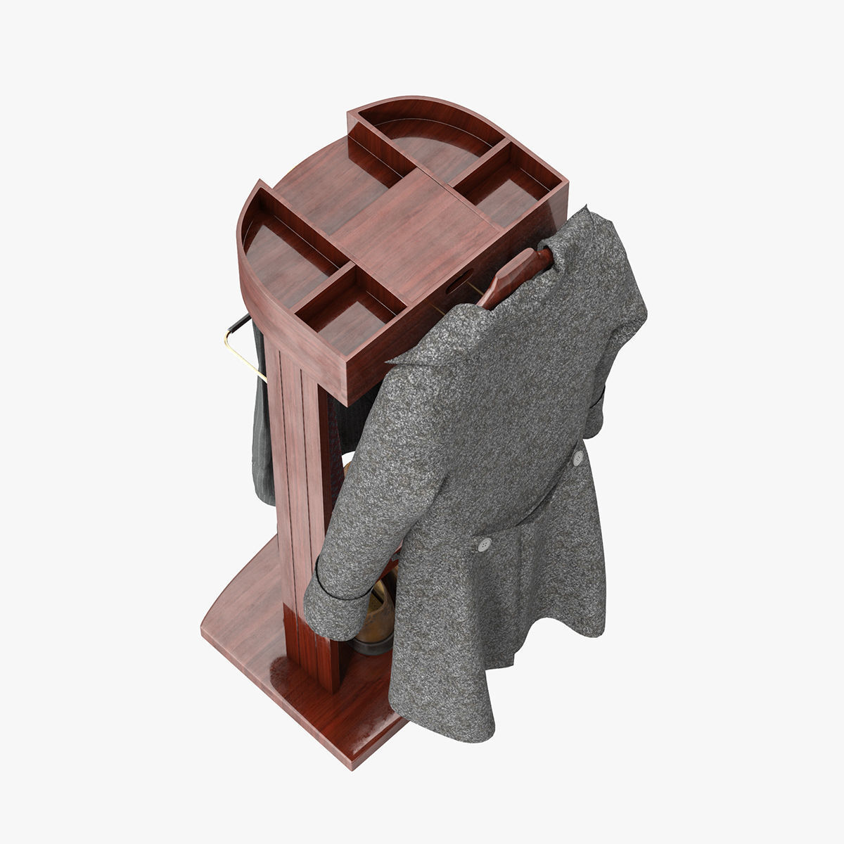 Proman Crescent Moon Valet 3D model_9