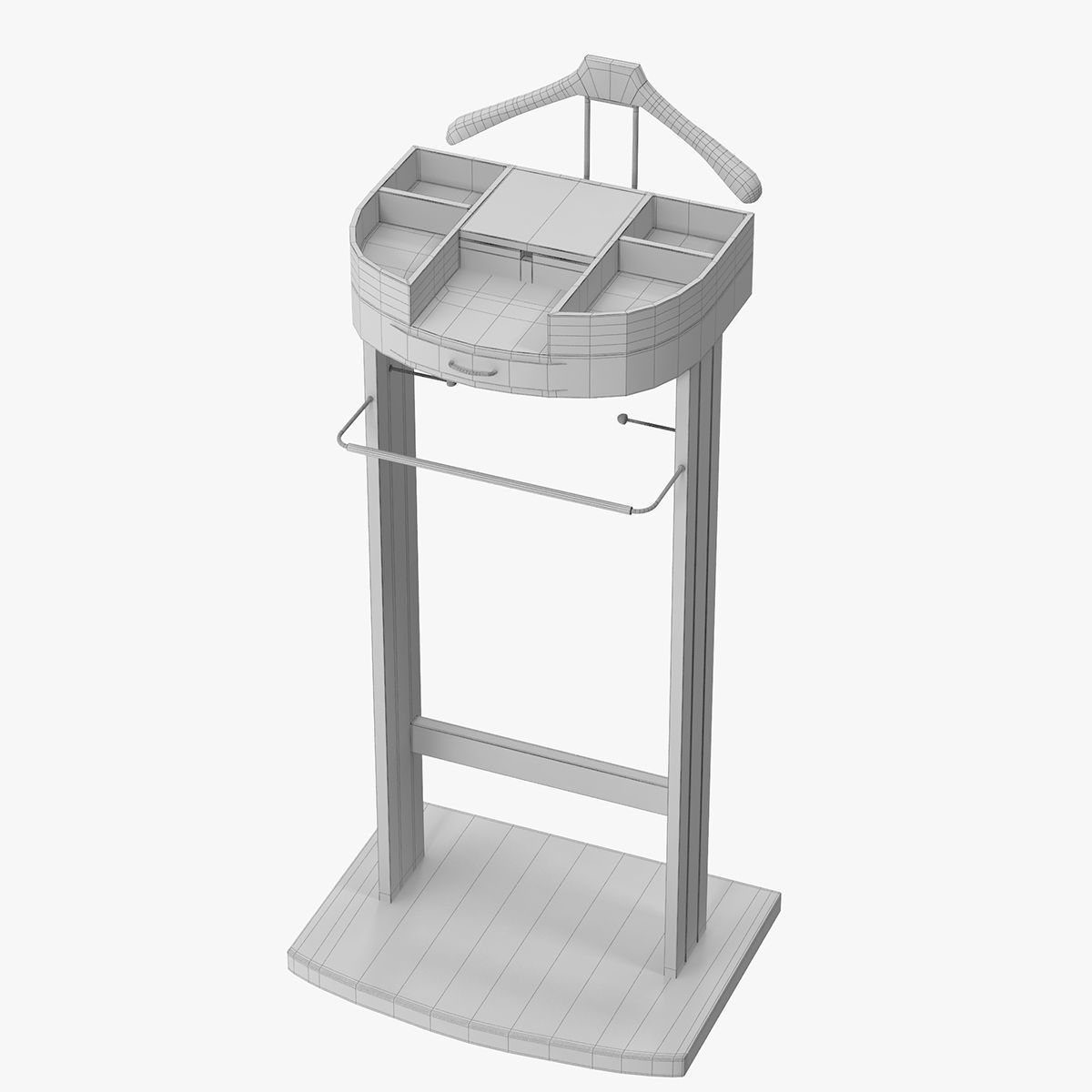 Proman Crescent Moon Valet 3D model_25