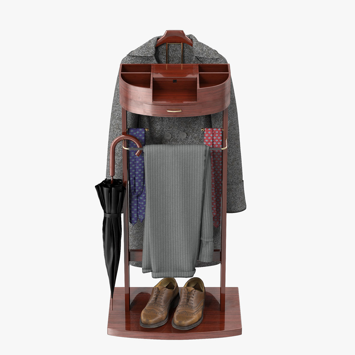 Proman Crescent Moon Valet 3D model_4