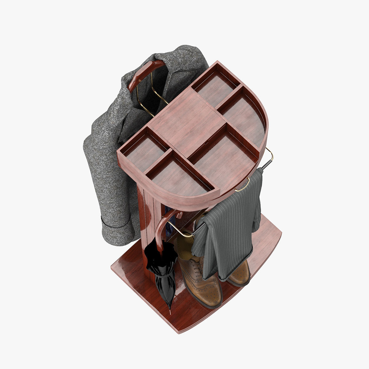 Proman Crescent Moon Valet 3D model_5