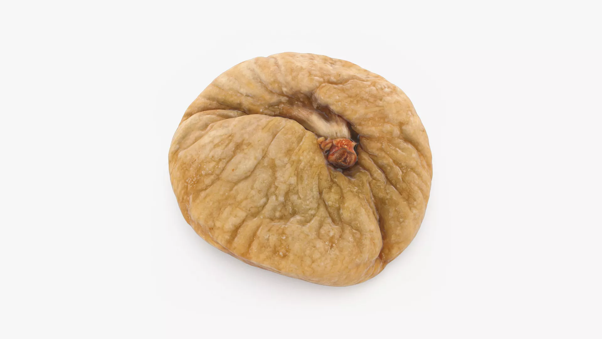 Dry Fig Low-poly 3D model