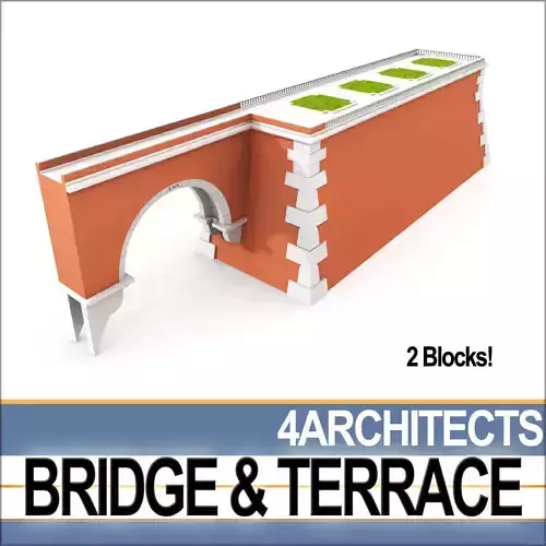Bridge And Terrace 3D model