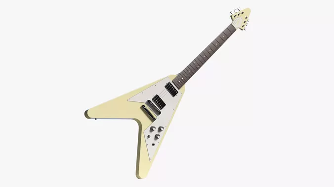 Gibson Flying V Electric Guitar - Ivory