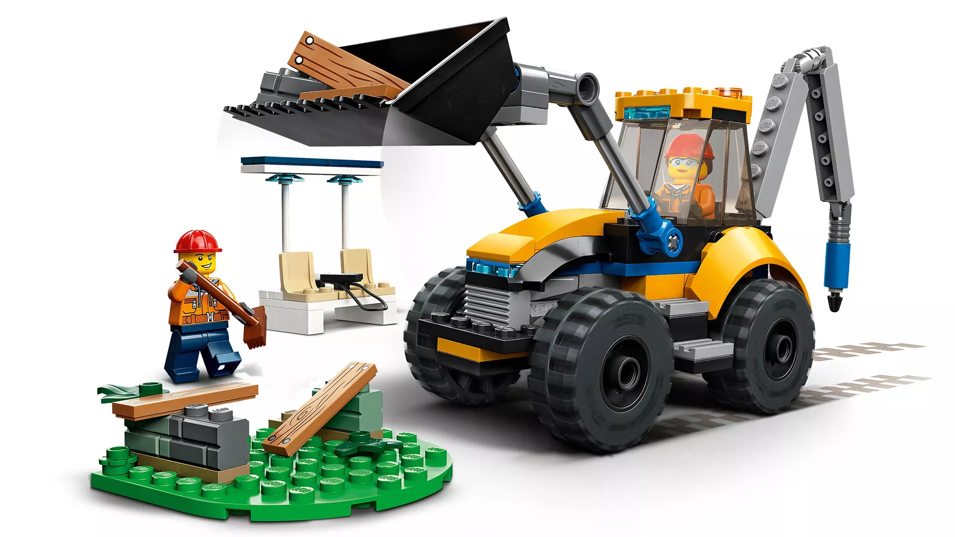 TwindBricks3D - 60385 Construction Digger 3D print model