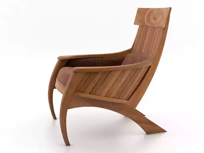 Sabre wooden lounge chair