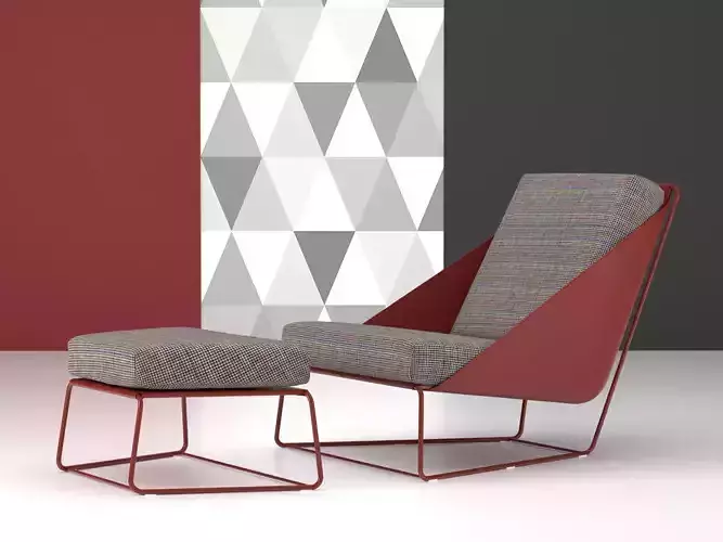 Alfie lounge chair 3D model