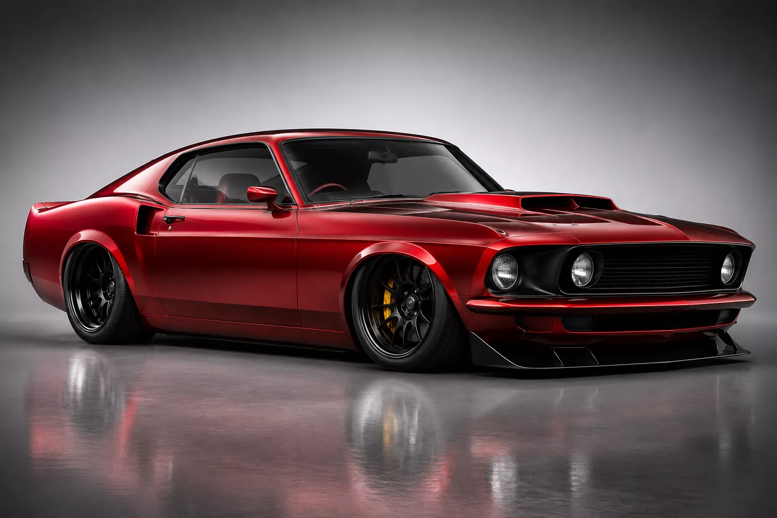 1969 Ford Mustang Mach 3D Model 3D model
