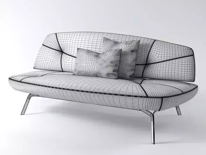 Bandy sofa with pillows