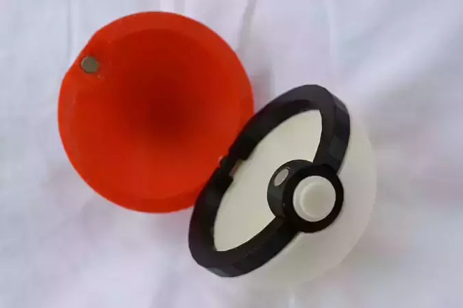 Pokeball pokemon ball holder 3D print model