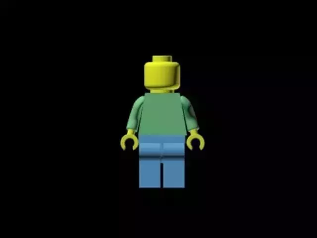lego1 lego man Low-poly 3D model