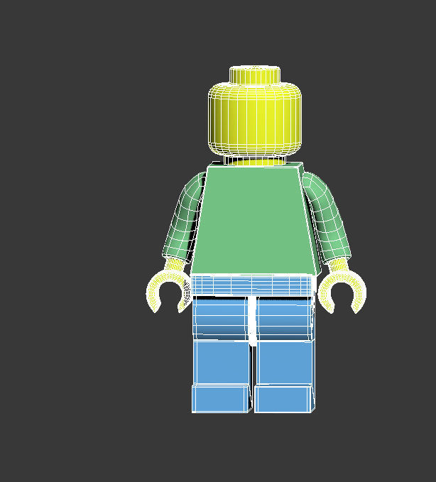lego1 lego man Low-poly 3D model_4
