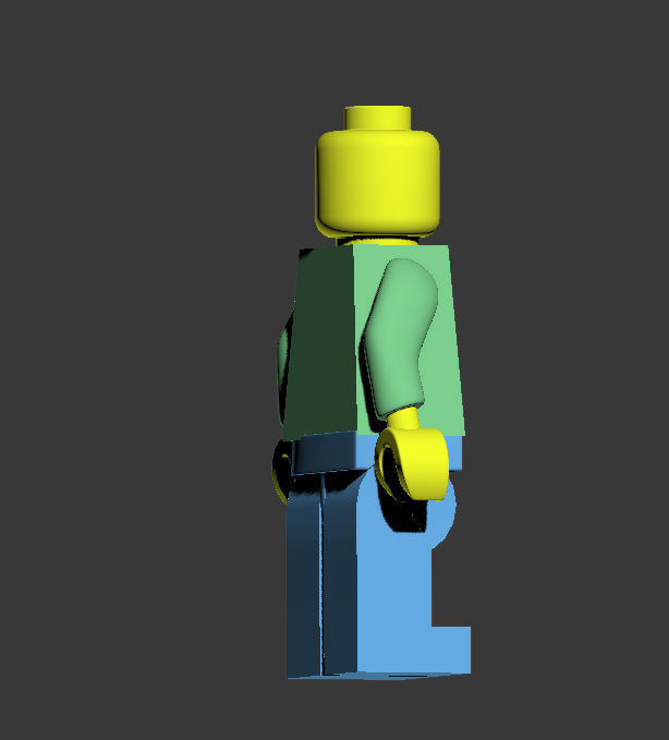 lego1 lego man Low-poly 3D model_2