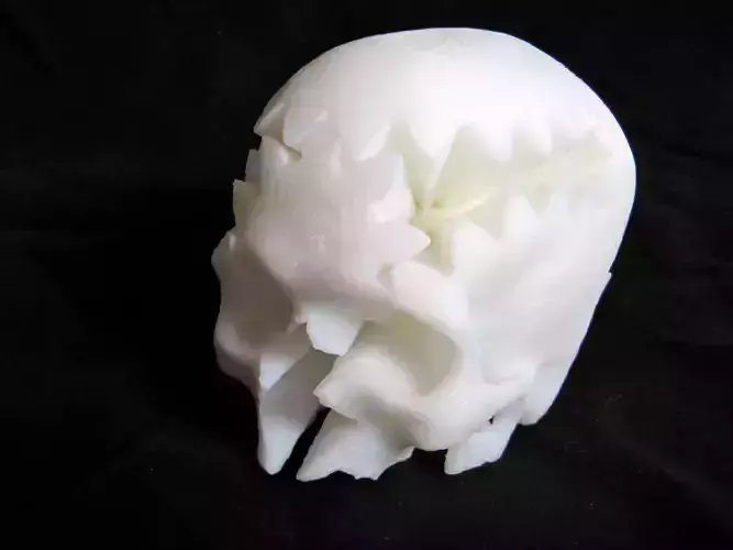 Rotating Skull Gear 3D print model