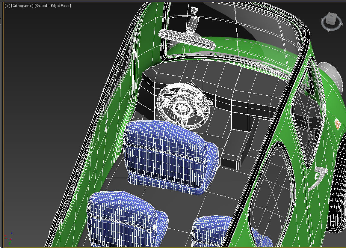 briefcase suitcase Low-poly 3D model_5