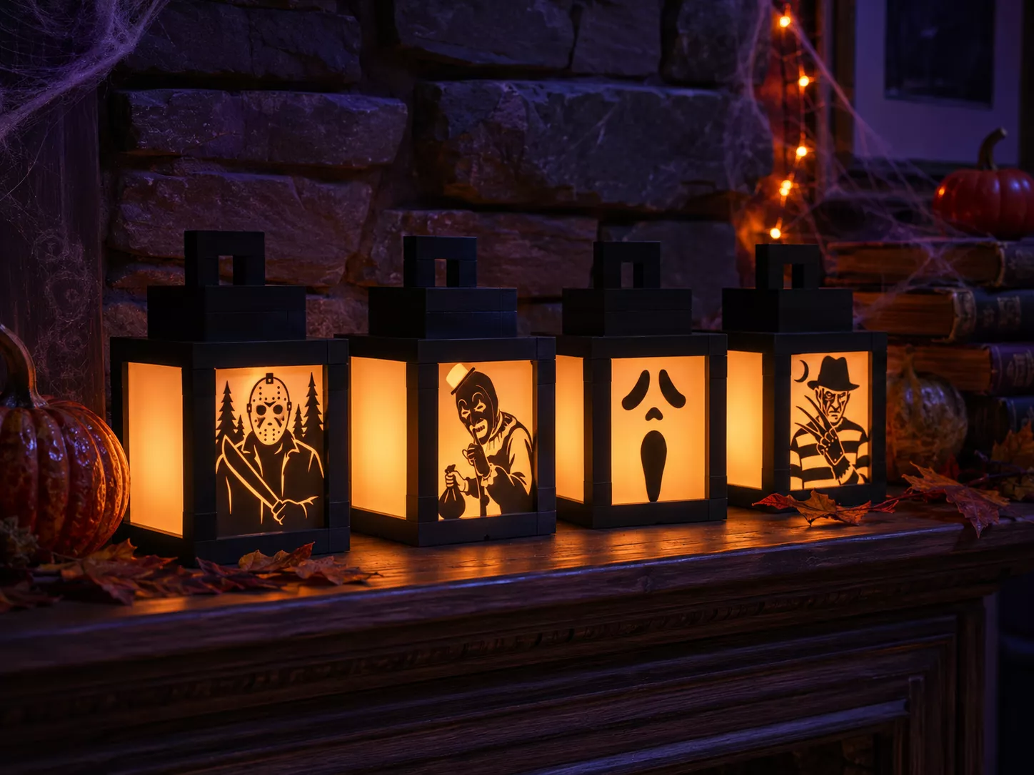 Halloween Horror Lantern Pack Lamp 3D print model