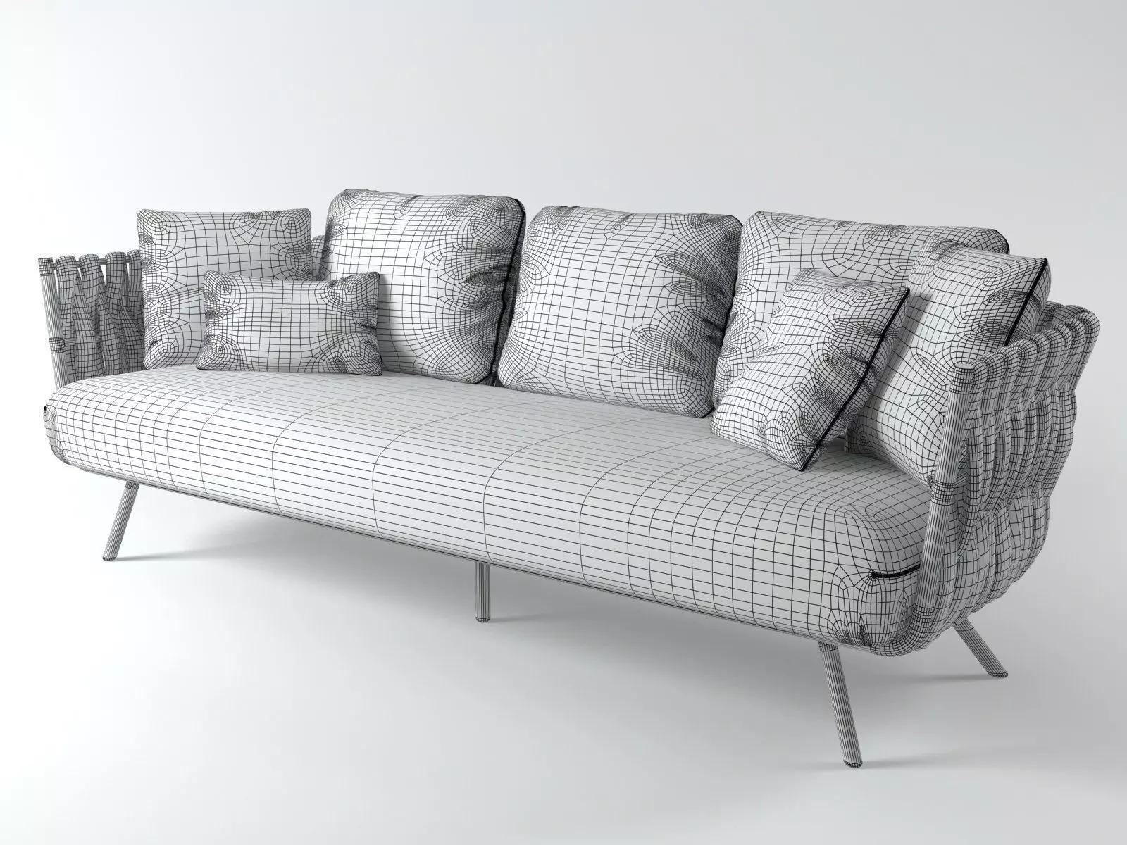 Tosca Sofa 233 3D model_7