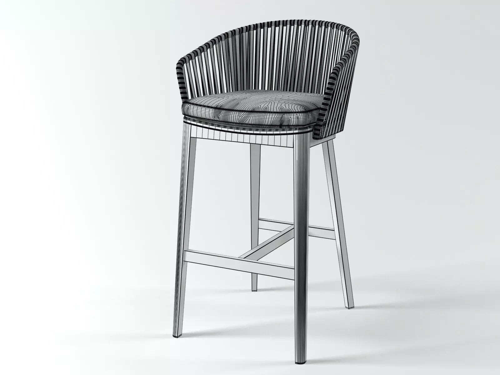 Mood Barstool 3D model_6