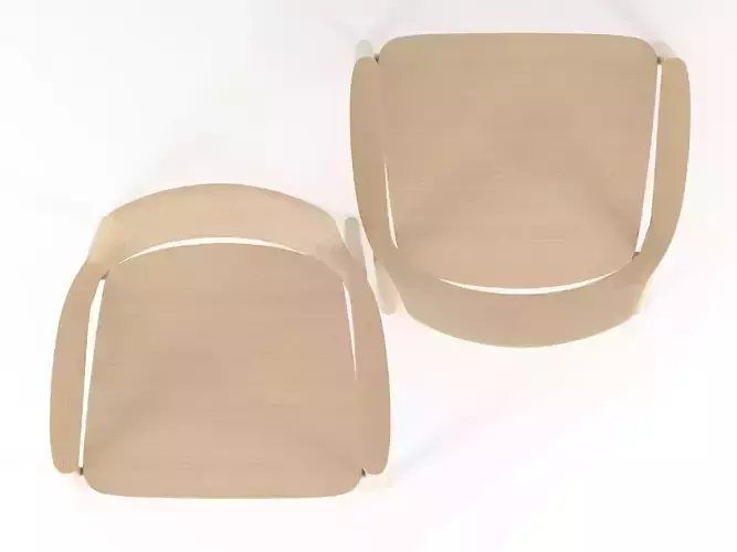 Hiroshima wooden chair with cushion