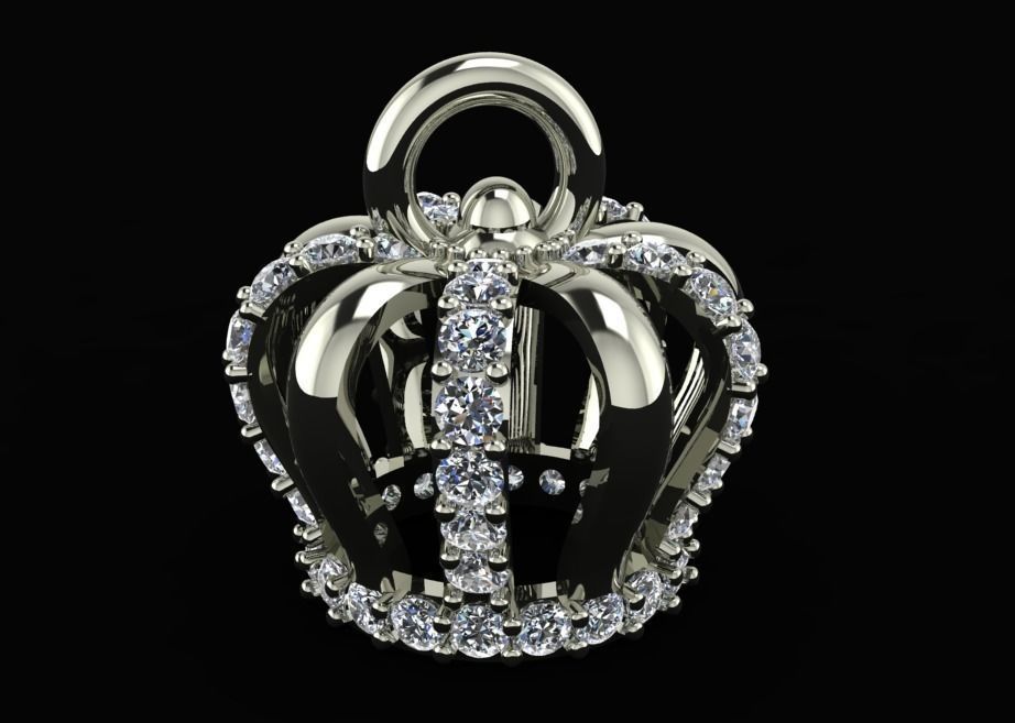 Charm Crown  3D print model_1