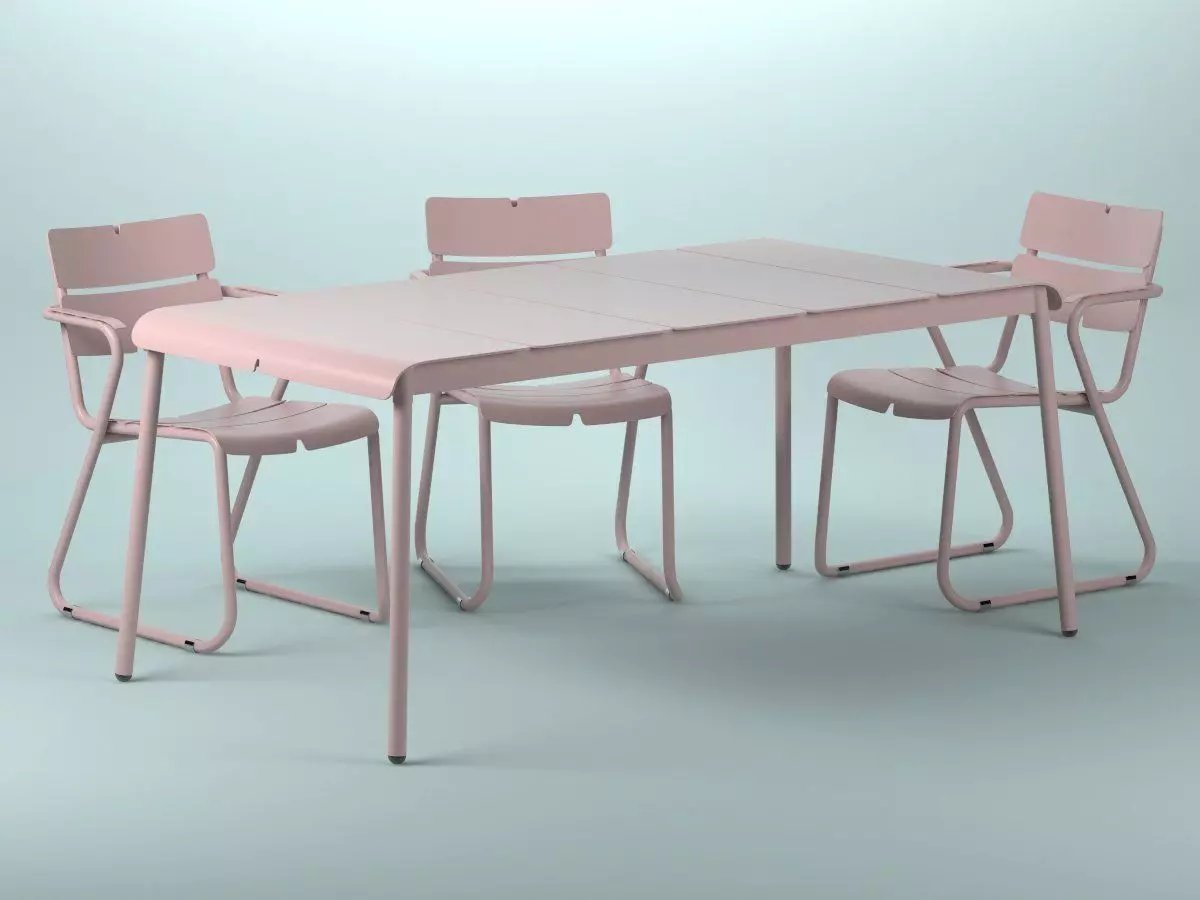 Corail Dining 3D model_1