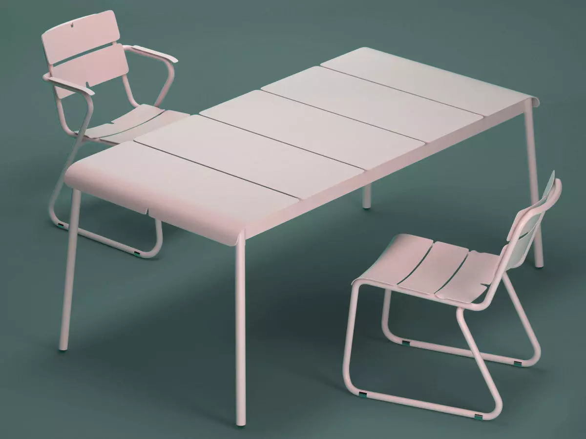 Corail Dining 3D model_6