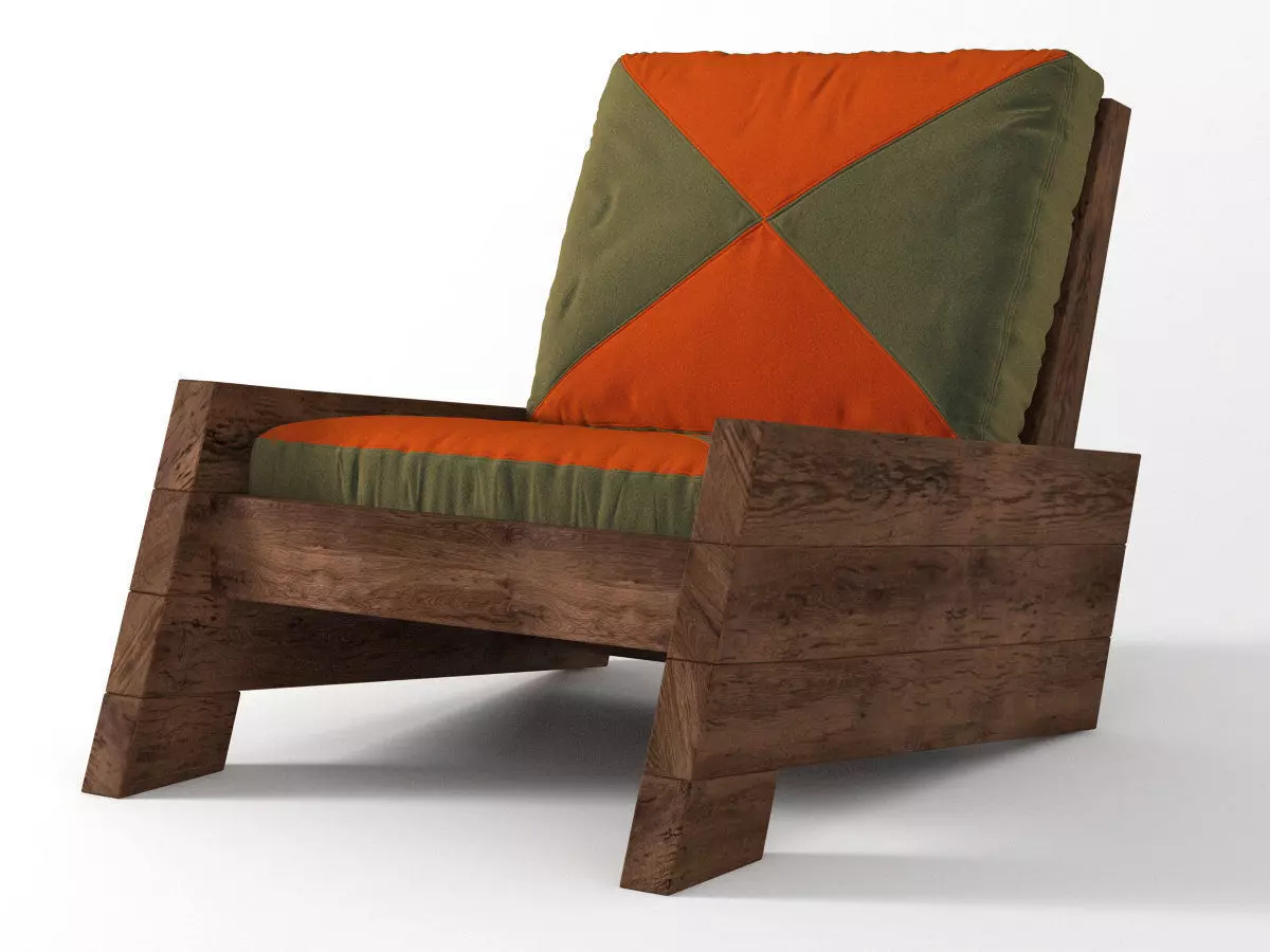 Asturias Armchair 3D model_0