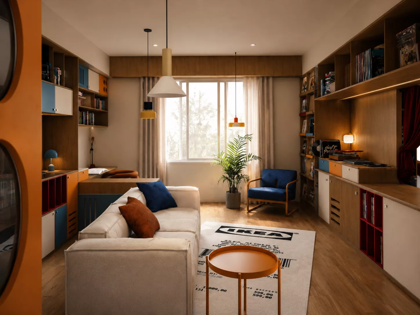 Retro Modern Study Model 3D model