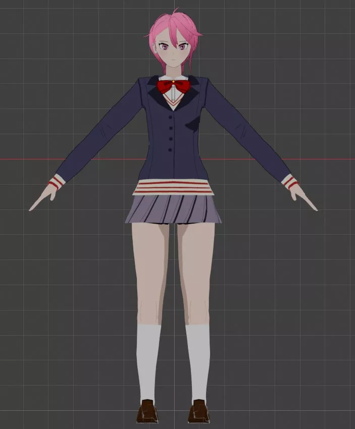 Aira Shiratori - Dandadan Free 3D model