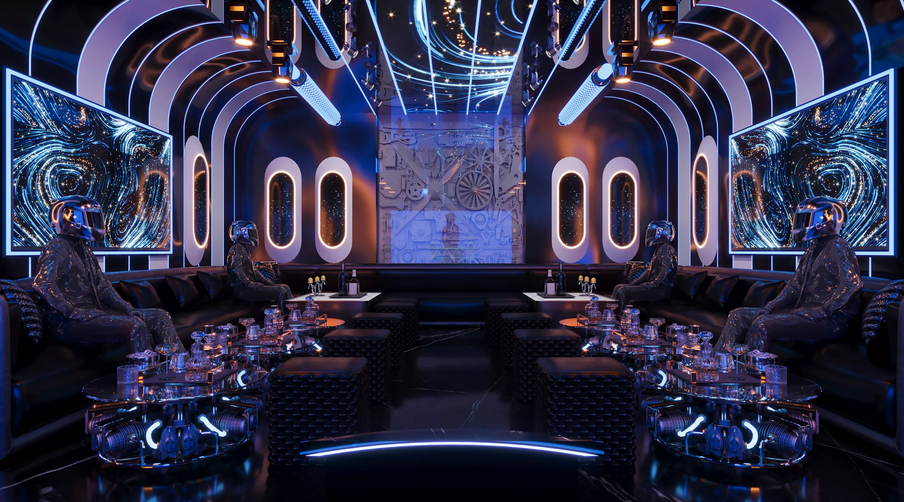 KTV Room- Night Club - Karaoke Room 86 3D model