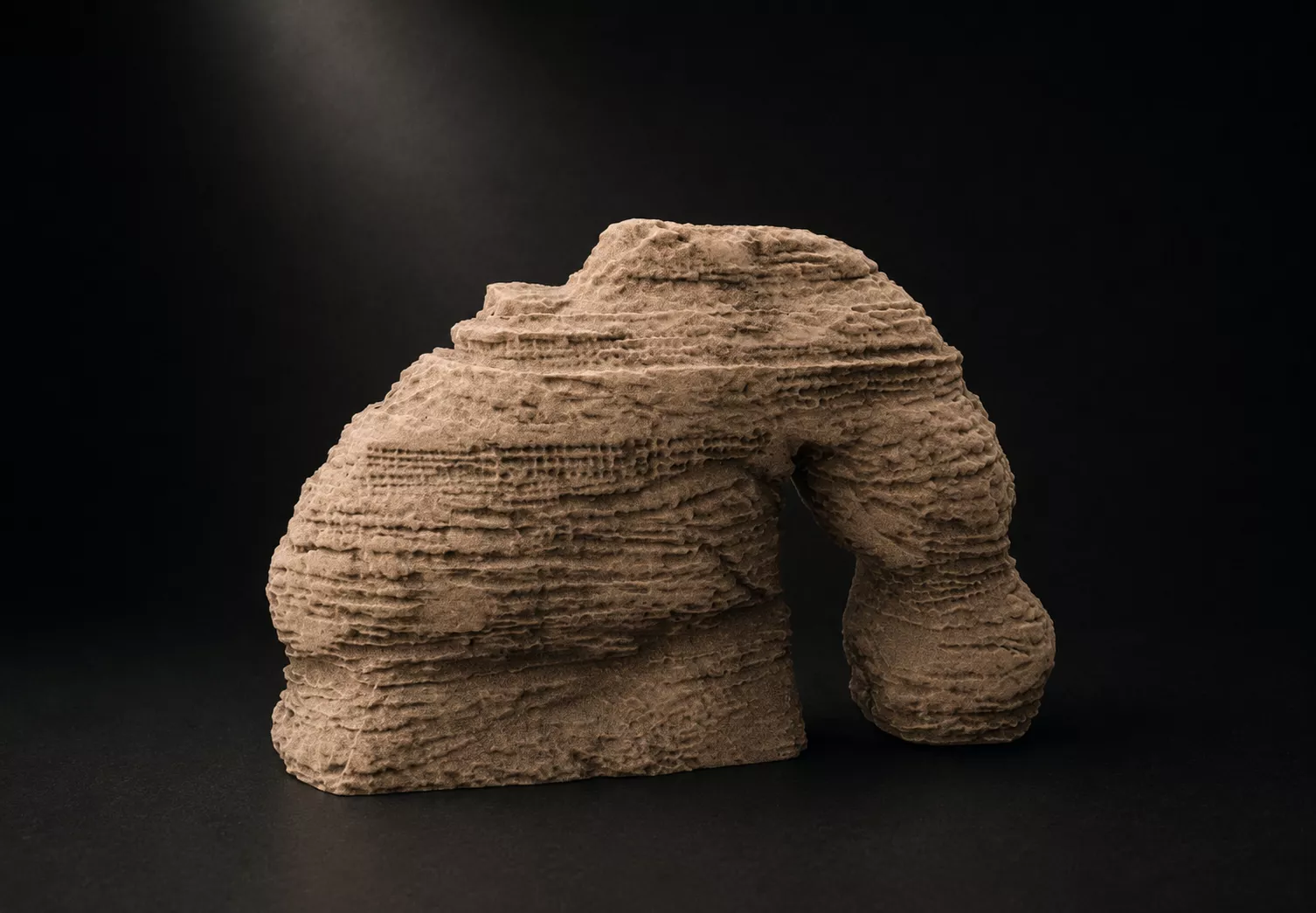3D model inspired by Elephant Rock Jabal AlFil 3D print model