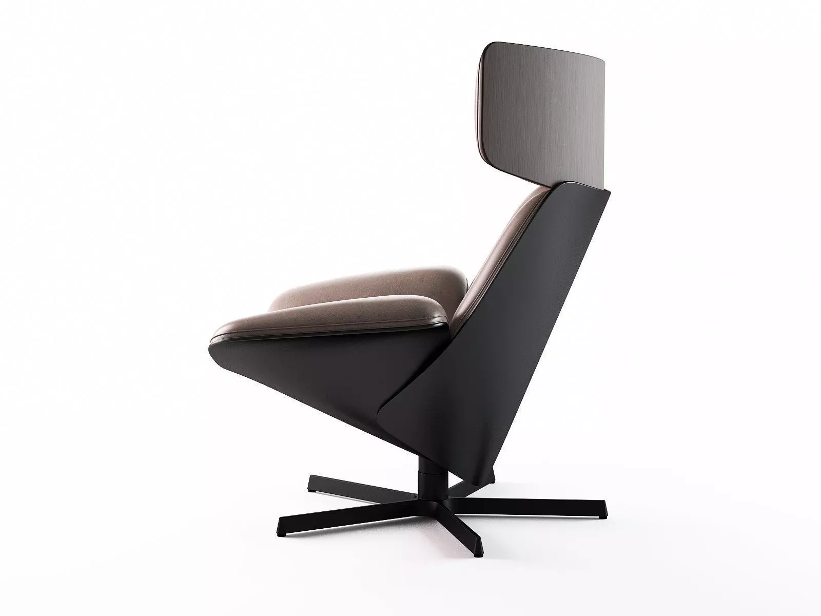 Almora lounge chair and ottoman 3D model_5