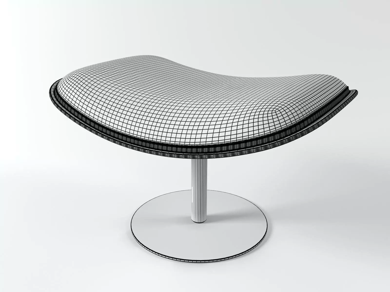 Almora lounge chair and ottoman 3D model_14