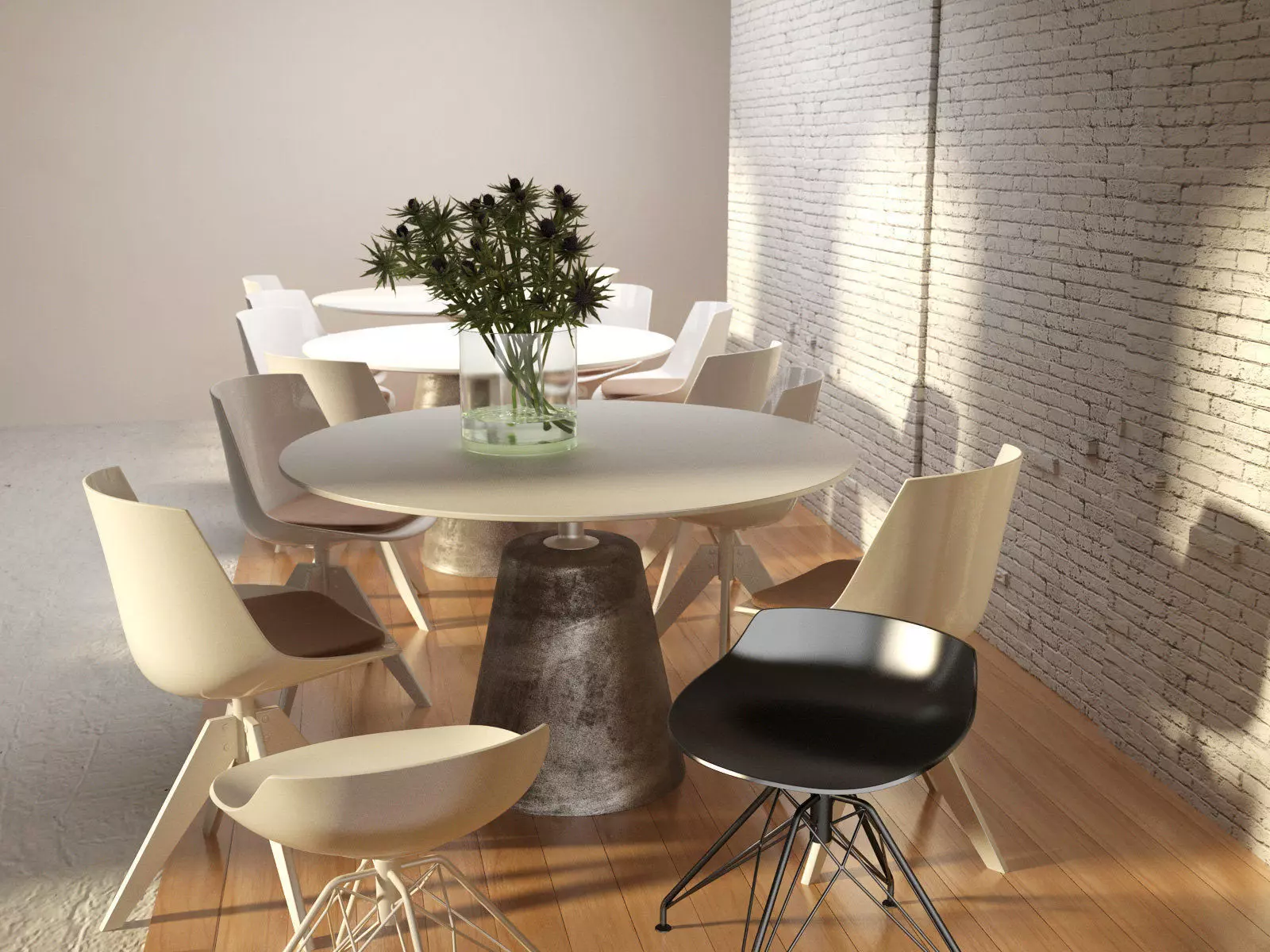 Rock Table 3D model_11